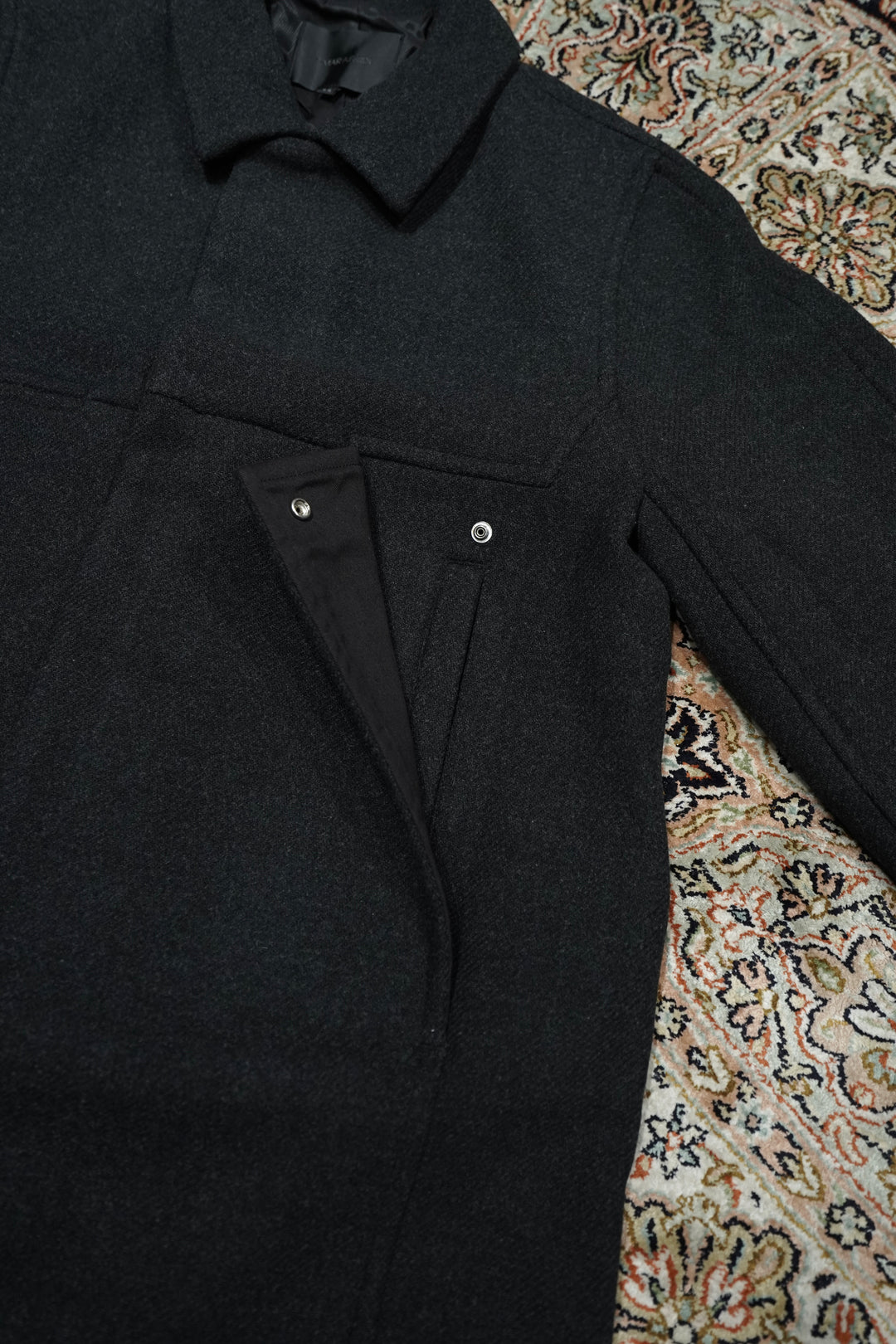 Omar Afridi(オマールアフリディ)25AWのNOVA OVERCOAT(CHARCOAL GREY