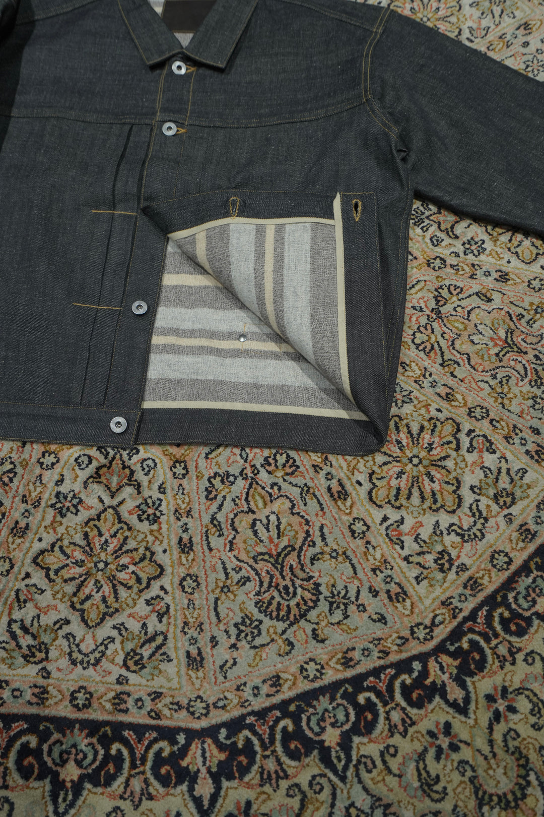 Taiga Takahashi(タイガタカハシ)のDENIM JACKET WITH BLANKET LINING