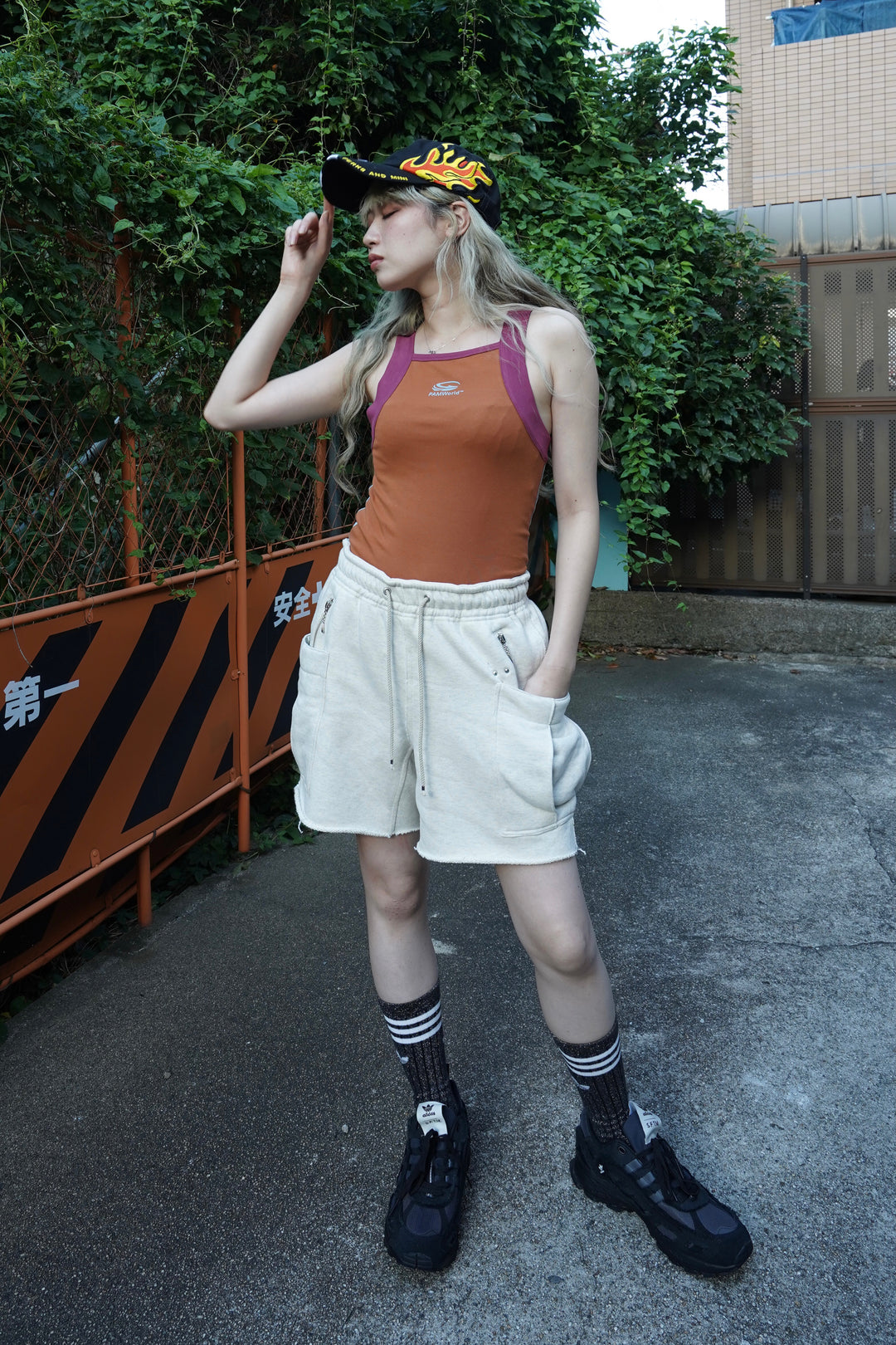 P.A.M.(Perks and Mini)(パム)のSQUARE TANK TOP B(MULTI)(タンク