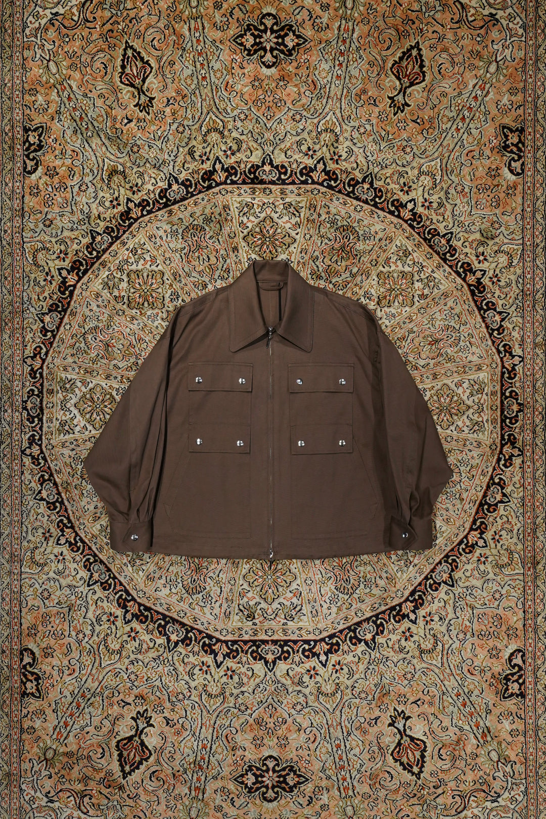 UJOH's 4P Zip Blouson (Mocha Brown) (Jacket) Mail Order