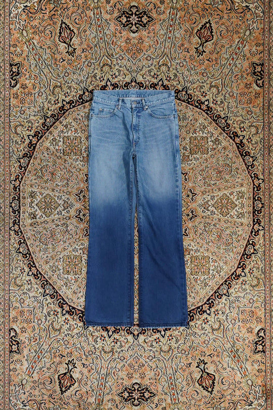 Allege.(アレッジ)のGradation Semi Flare Denim PT(BLUE)(デニムパンツ)の通販 | CEDARWOOD  オンラインショップ