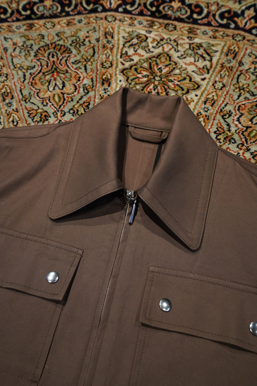 UJOH's 4P Zip Blouson (Mocha Brown) (Jacket) Mail Order