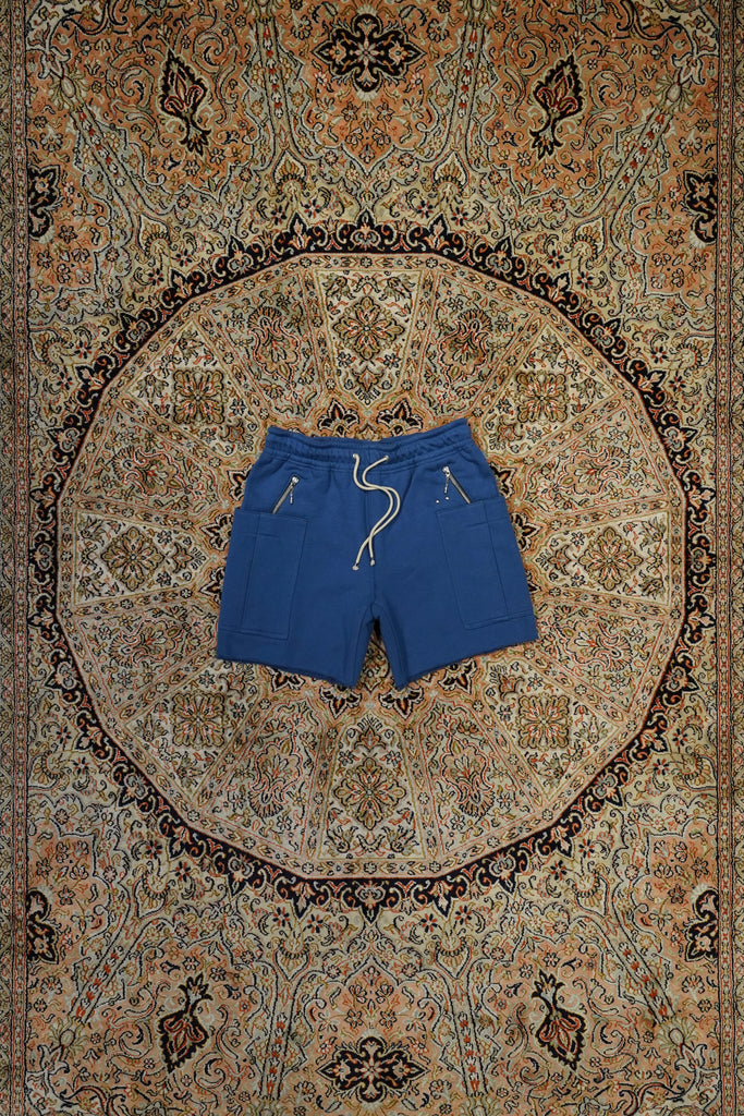 SUGARHILL(シュガーヒル)のZIP-UP HALF SWEAT TROUSERS(PALE NAVY