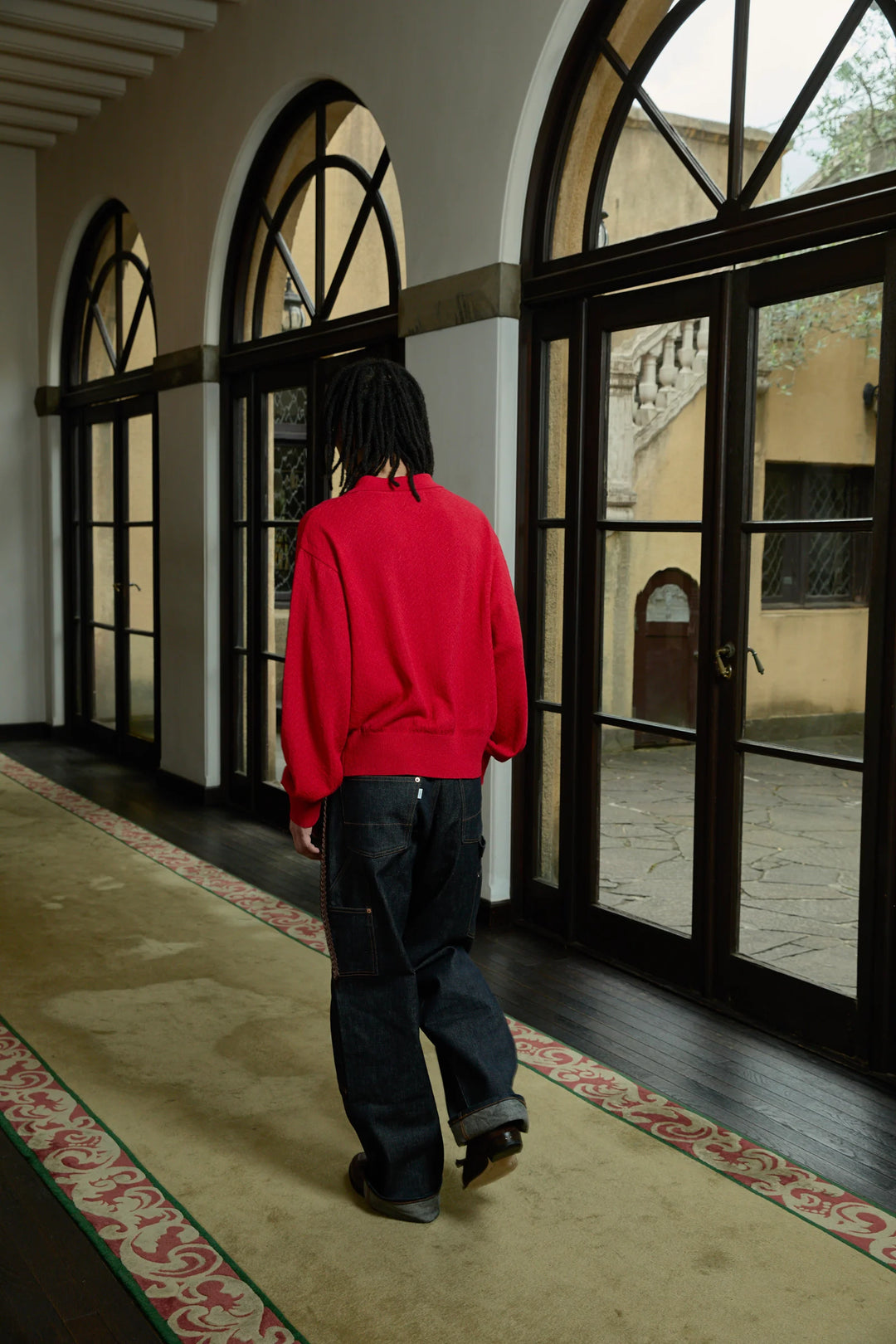 トップス sugarhill 25SS GIMA BOUCLE KNIT SWEATER SUGARHILL / GIMA BOUCLE KNIT SWEATER / RED | ふぁいん