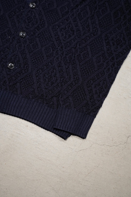 Nobuyuki Matsui(ノブユキ マツイ)のCardigan(NVY)(カーディガン)の