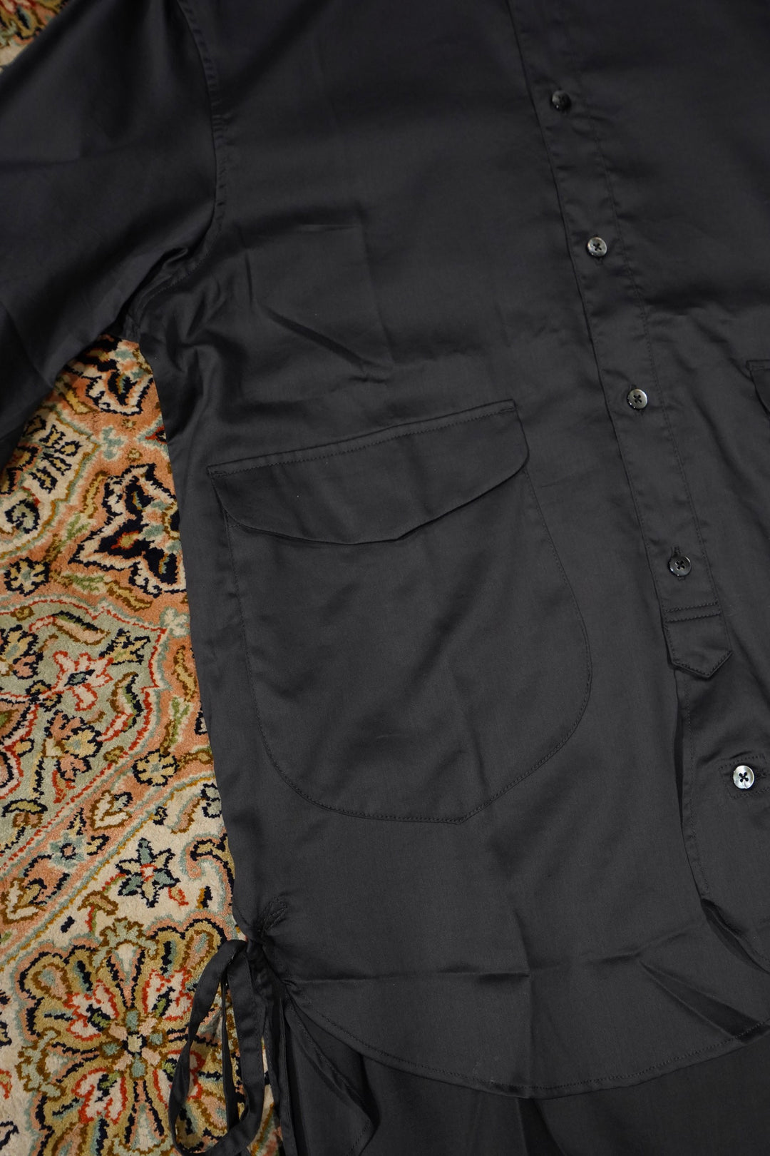 SUGARHILL クラシックラウンドフロントシャツ SUGARHILL(シュガーヒル)のClassic Round front Shirt(BLACK)(シャツ