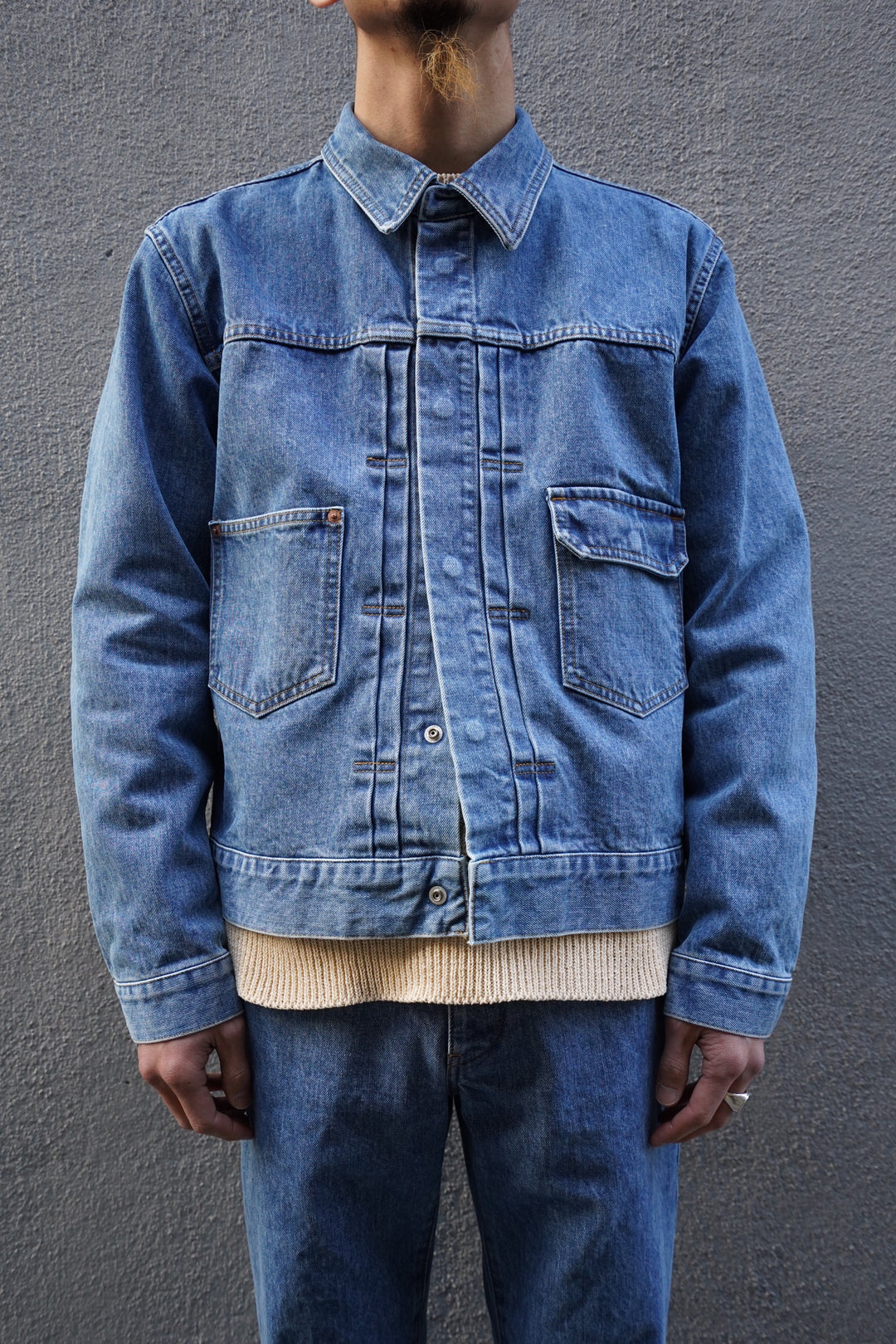 Allege.(アレッジ)のBleaching Denim Blouson(デニムジャケット)(L