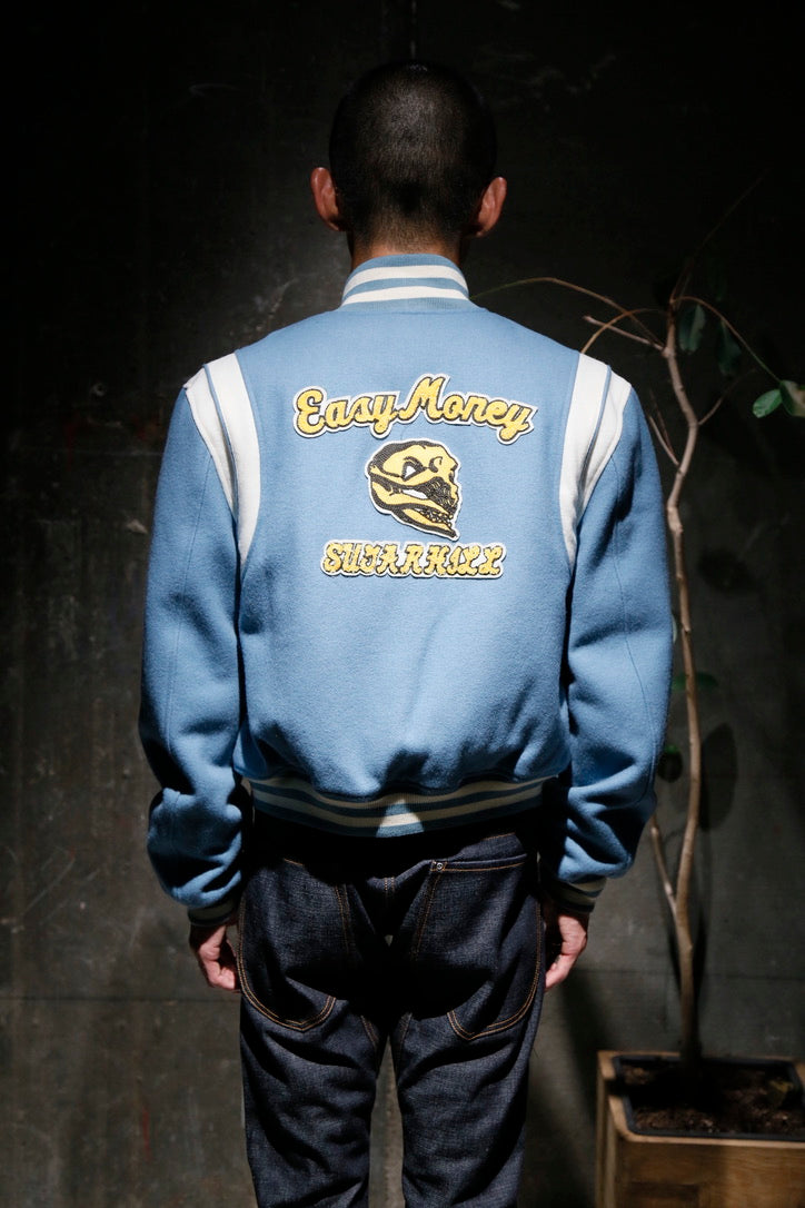 SUGARHILL（シュガーヒル）の EMBROIDARY TEDDY JACKET (BLUE)（ジャケット）の通販 | CEDARWOOD  オンラインショップ