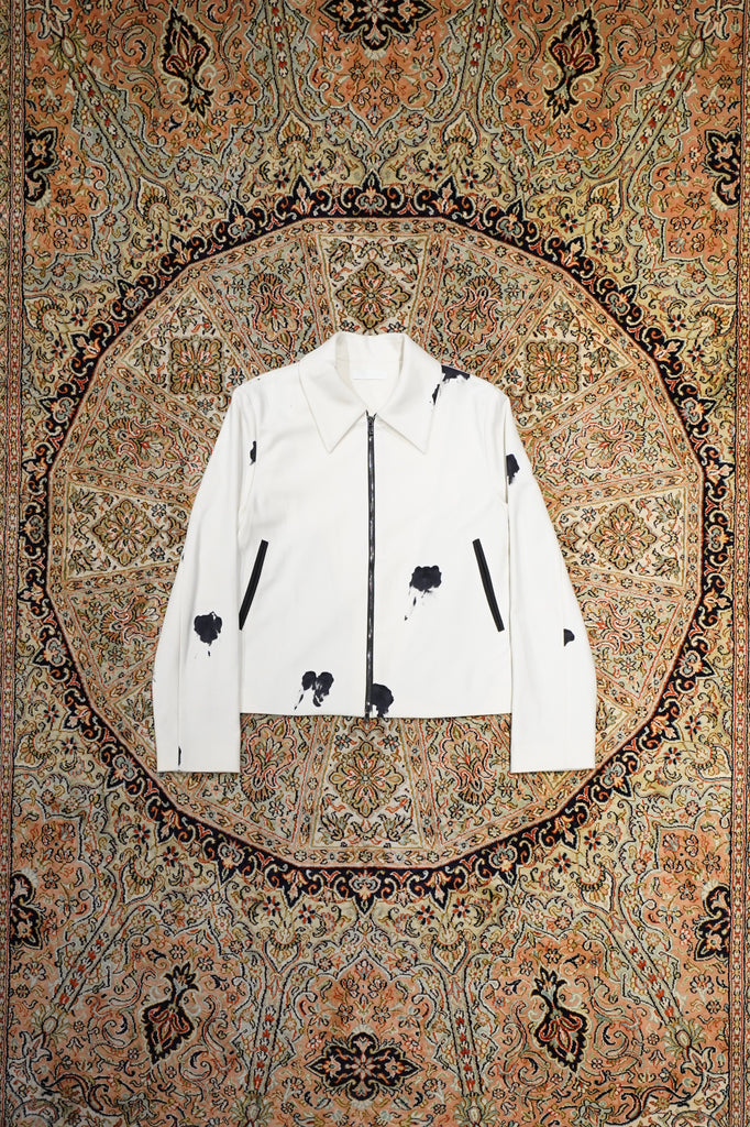 Nobuyuki Matsui(ノブユキ マツイ)のZip up Blouson (WHITE