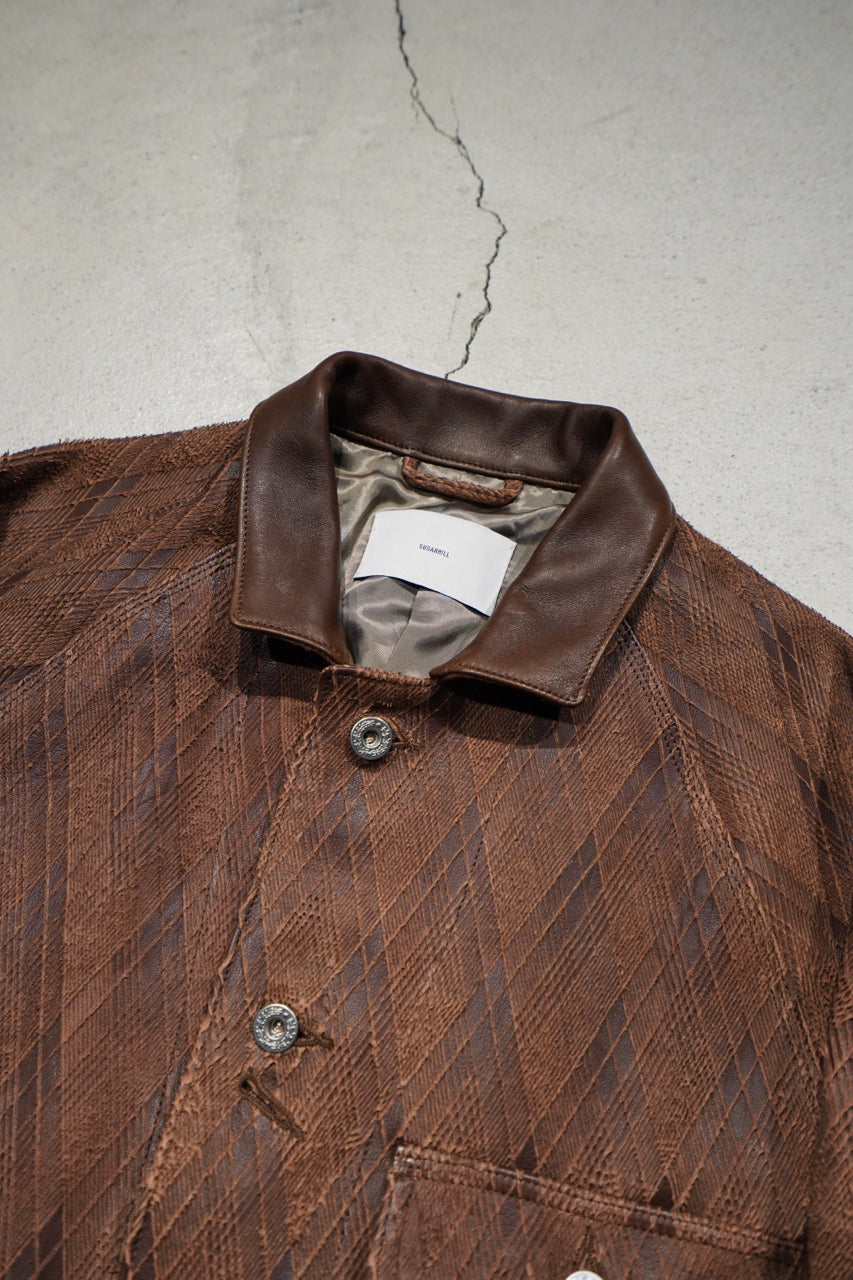 SUGARHILL（シュガーヒル）のSLICED LEATHER COVERALLS(ジャケット)の通販 | CEDARWOOD オンラインショップ