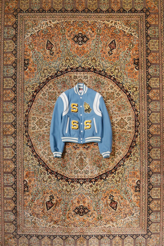 SUGARHILL（シュガーヒル）の EMBROIDARY TEDDY JACKET (BLUE