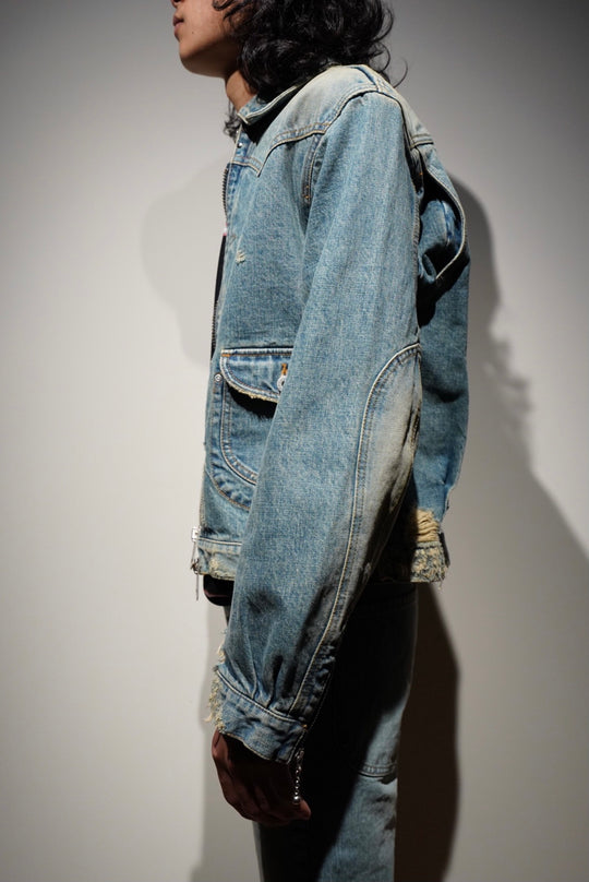 ジャケット・アウター sugarhill zip up damaged 09390DFB-0FE7-4687-8878-