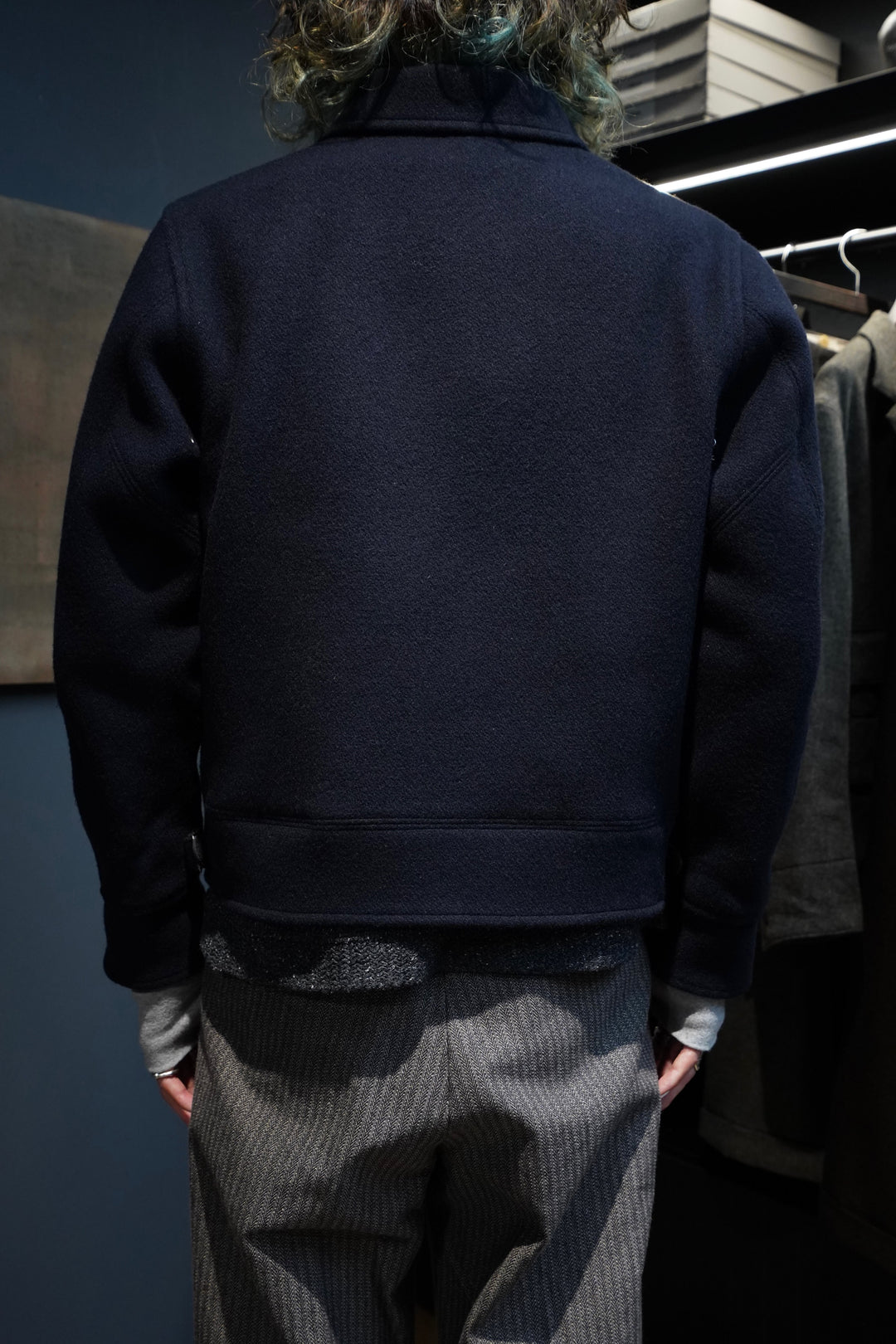 Taiga Takahashi(タイガタカハシ)のCOSSACK JACKET(NAVY)(コサック