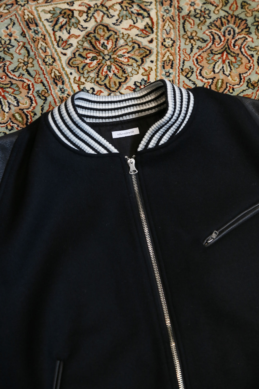 Melton Sports Jacket -ICEMAN (BLACK) (Jacket) of Solaris