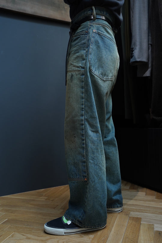 24時間限定価格!!SUGARHILL OILED FADE PANTS SUGARHILL(シュガーヒル)のOILED FADE DENIM PANTS(デニム)の