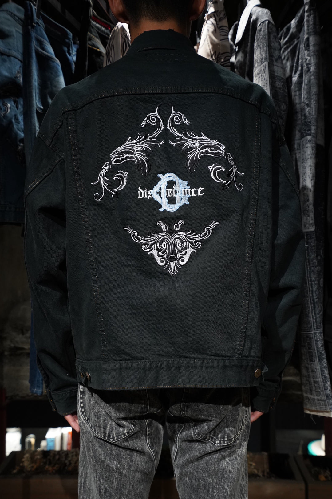 Children of the discordanceのEMBROIDERY DENIM JACKET D(BLACK)(デニムジャケット)の通販 |  CEDARWOOD オンラインショップ