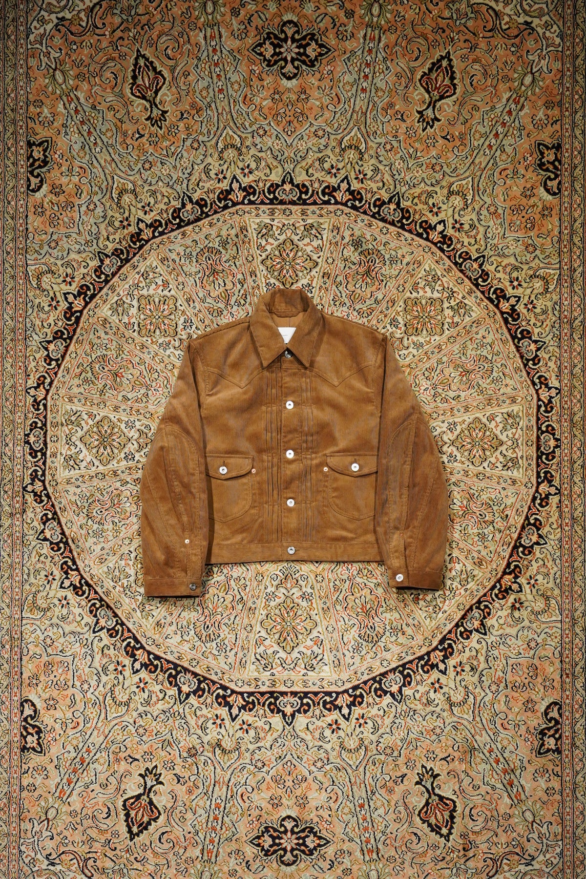 SUGARHILL(シュガーヒル)のCORDUROY DENIM JACKET(BROWN)(ジャケット