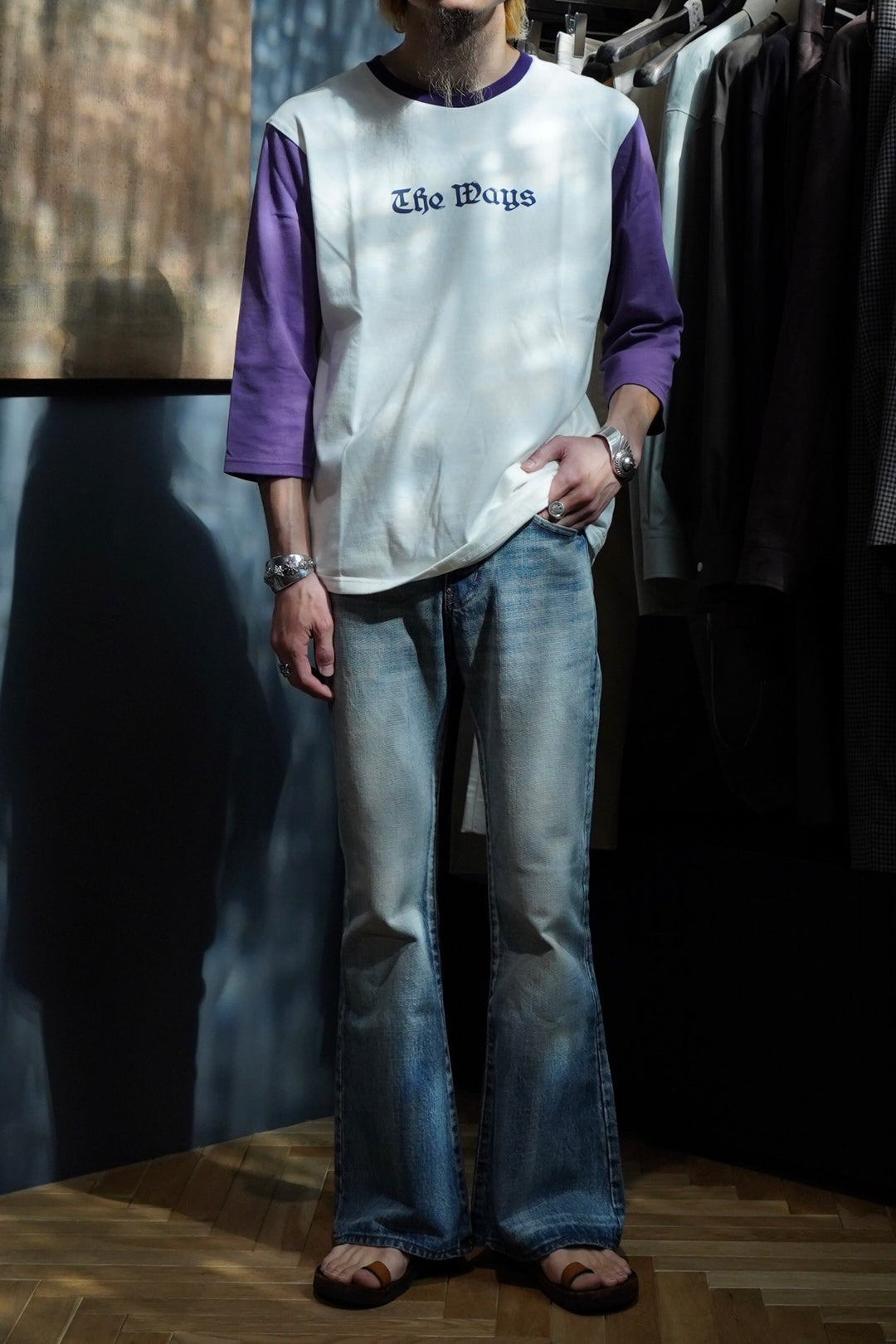SUGARHILL（シュガーヒル）のFADED BELL BOTTOM DENIM PANTS