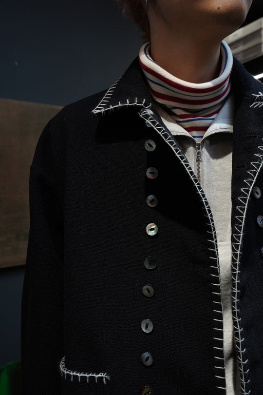 Urig(ウーリッヒ)のZWEIREIHER ALT JACKET(BLACK)(ジャケット)の通販