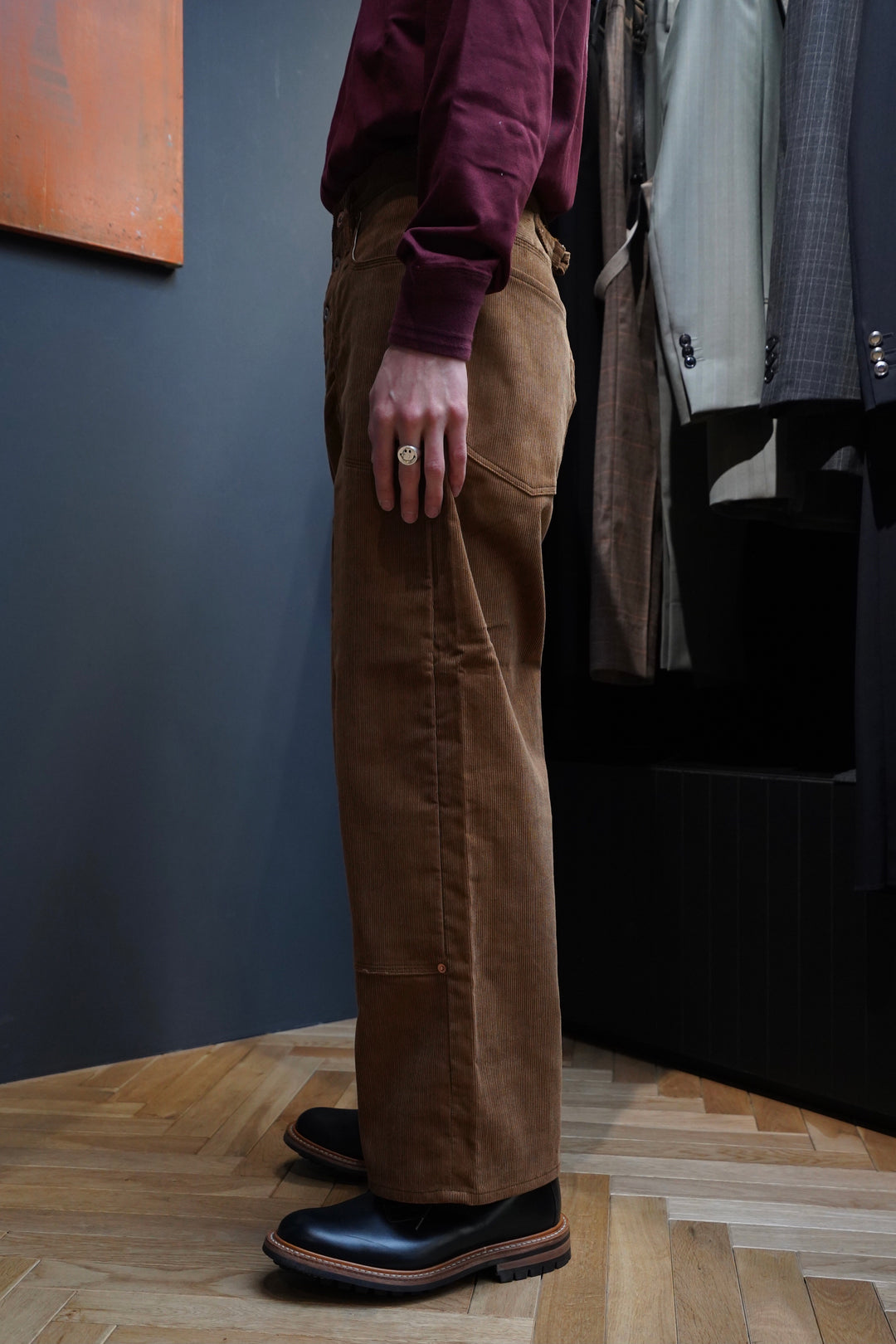 パンツ SUGARHILL CORDUROY ARMY CARGO PANTS SUGARHILL（シュガーヒル）のCORDUROY DOUBLE KNEE DENIM PANTS