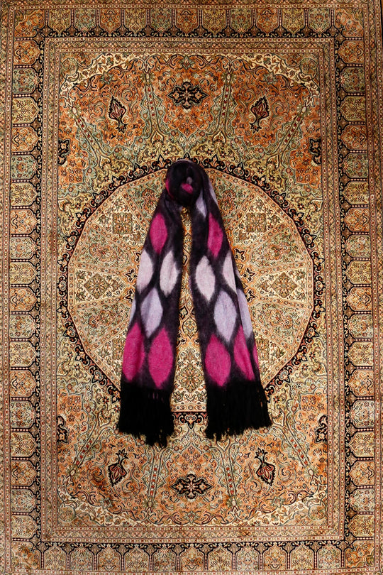sugarhill マフラー SUGARHILL（シュガーヒル）のMOHAIR PYHCH SCARF (PINK)(マフラー)の