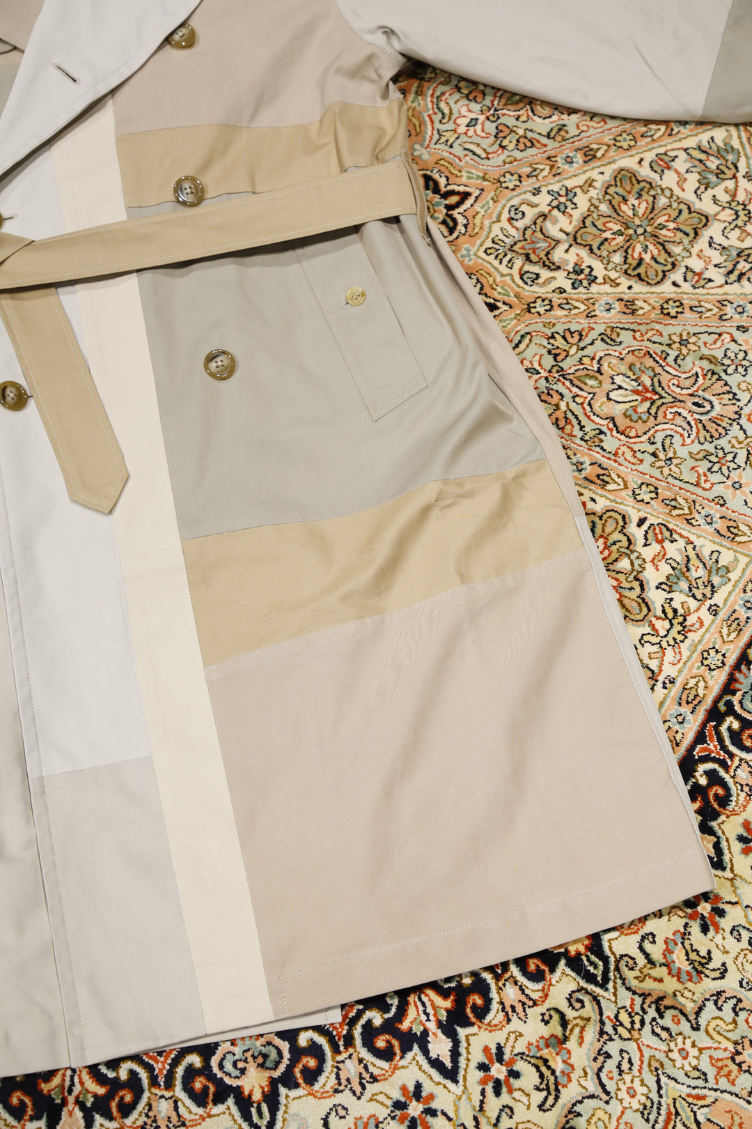 Children of the discordanceのNY VINTAGE TRENCH COAT (BEIGE)(コート
