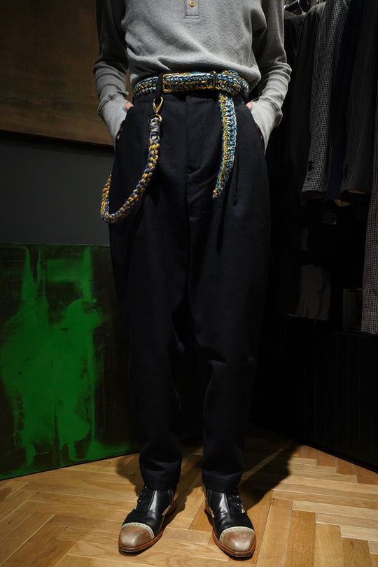 パンツ NICHOLAS DALEY PLEATED WESTERN TROUSER 204B3CA0-0C58-432F-BE46-