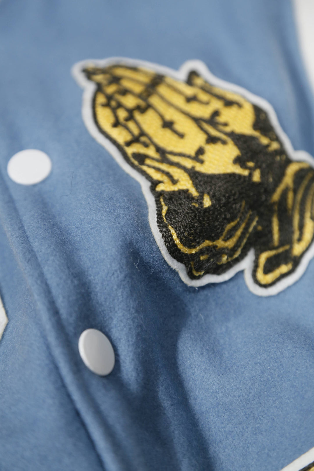 SUGARHILL（シュガーヒル）の EMBROIDARY TEDDY JACKET (BLUE