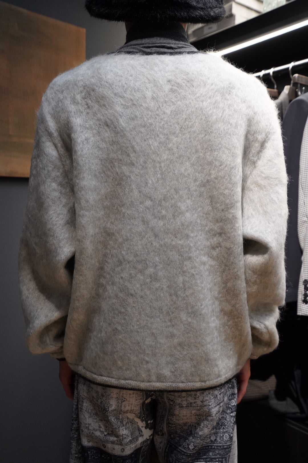 SOLARIS&Co.(ソラリスアンドコー)のW-ZIP MOHAIR CARDIGAN - PURITAN
