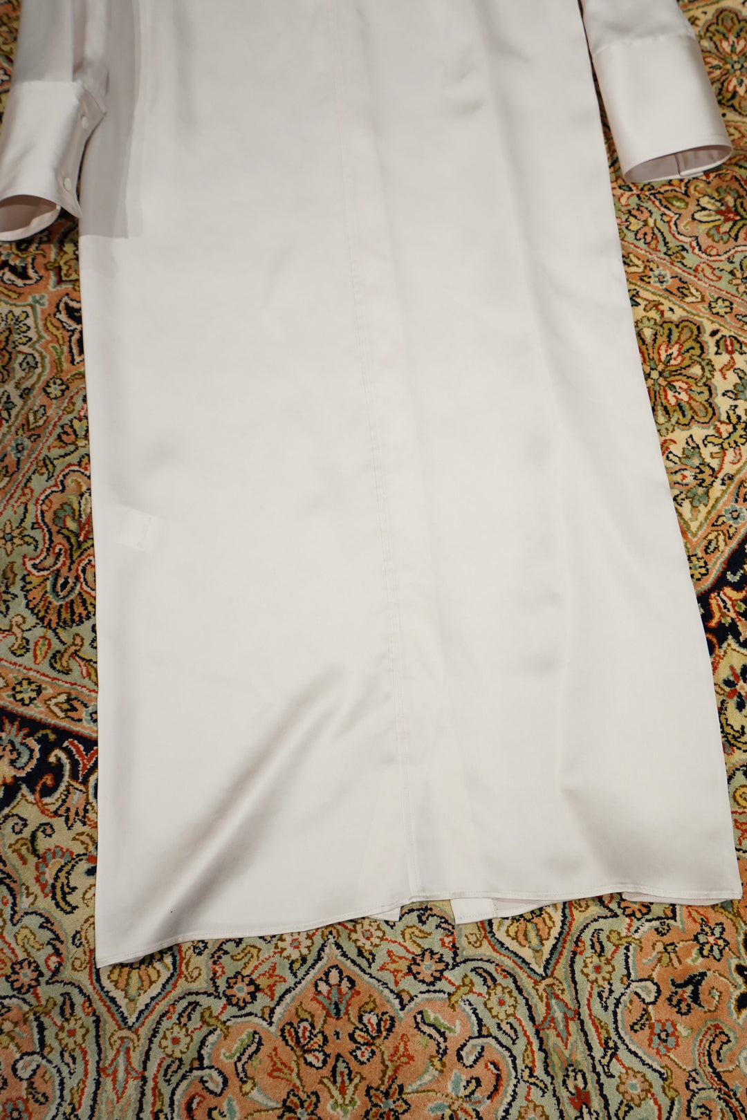 SATORU SASAKI(サトルササキ)のLONG SHIRT DRESS (OFF WHITE)(シャツ