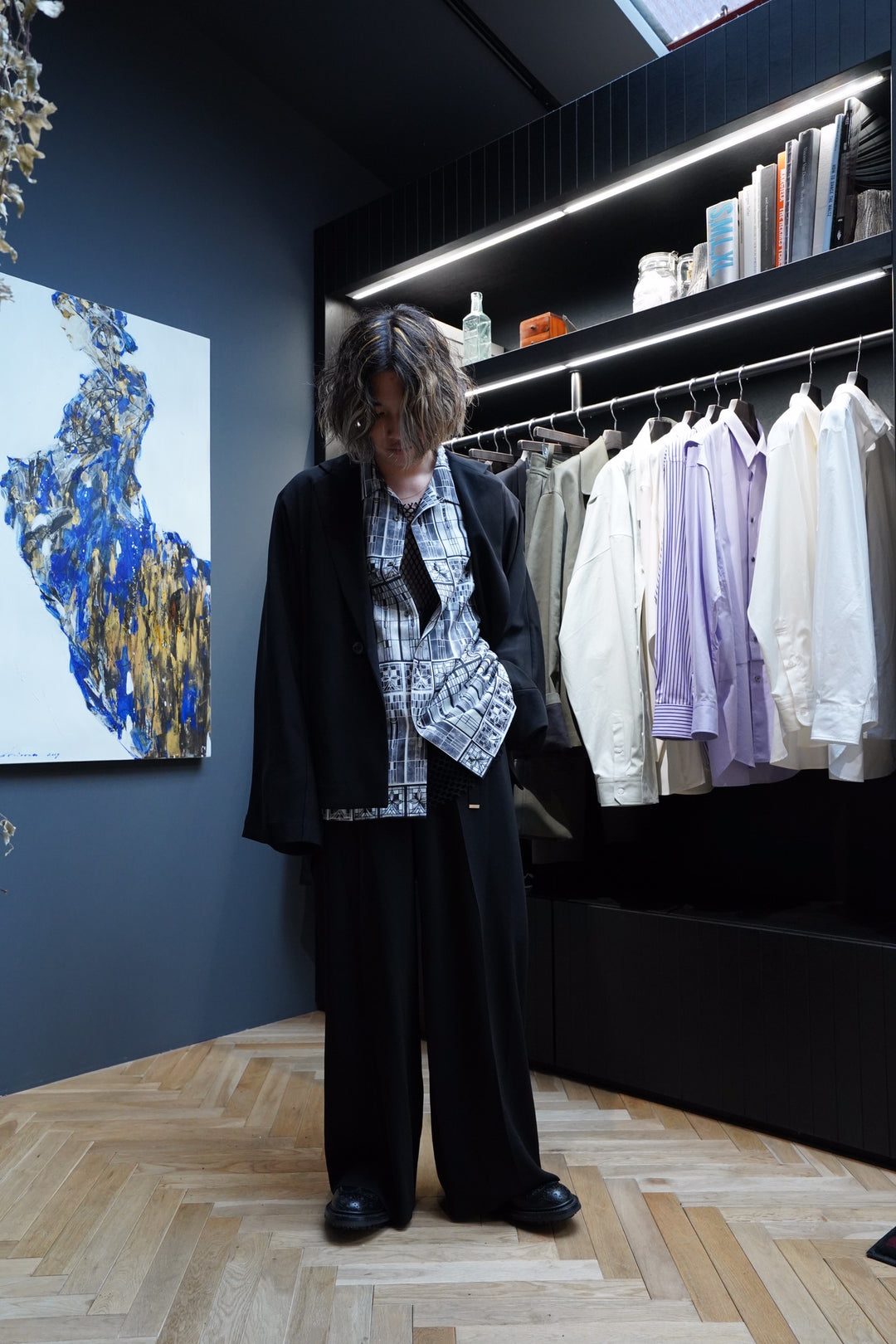 ジャケット・アウター UJOH Dolman Sleeve JKT 2 UJOH(ウジョー)のDolman Sleeve JKT(BLACK)(ジャケット)の通販