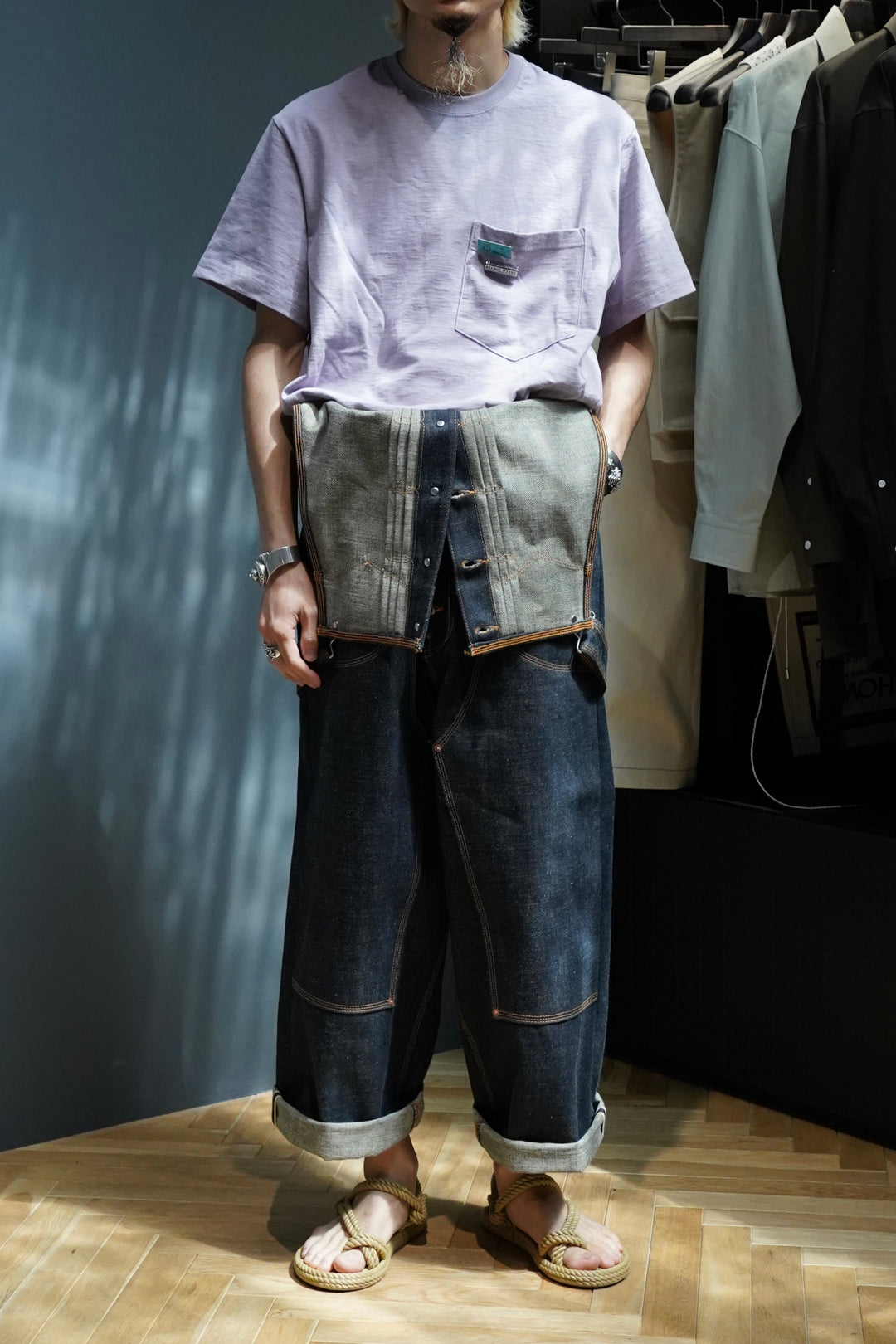 SUGARHILL(シュガーヒル)のCLASSIC DENIM OVERALLS(RIGID INDIGO
