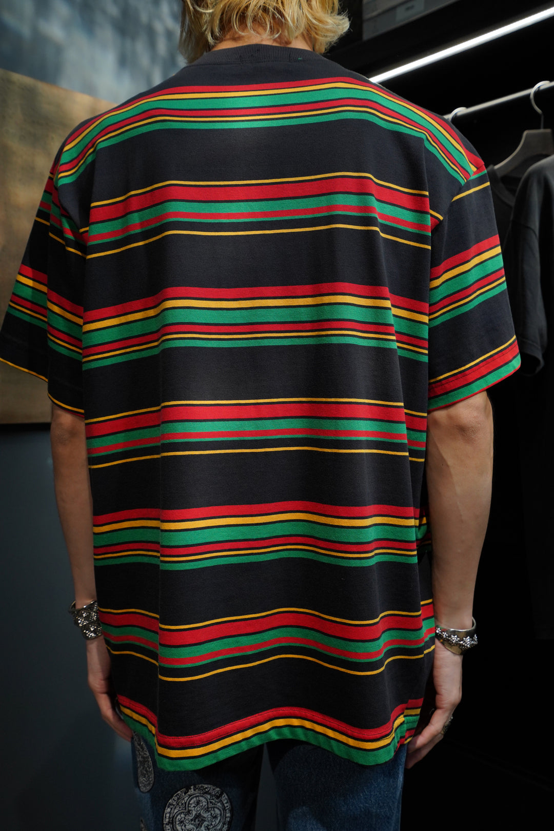 stussy 80s ラスタ　T 80s STUSSY ボーダーラスタ T-shirts(Tシャツ)の通販