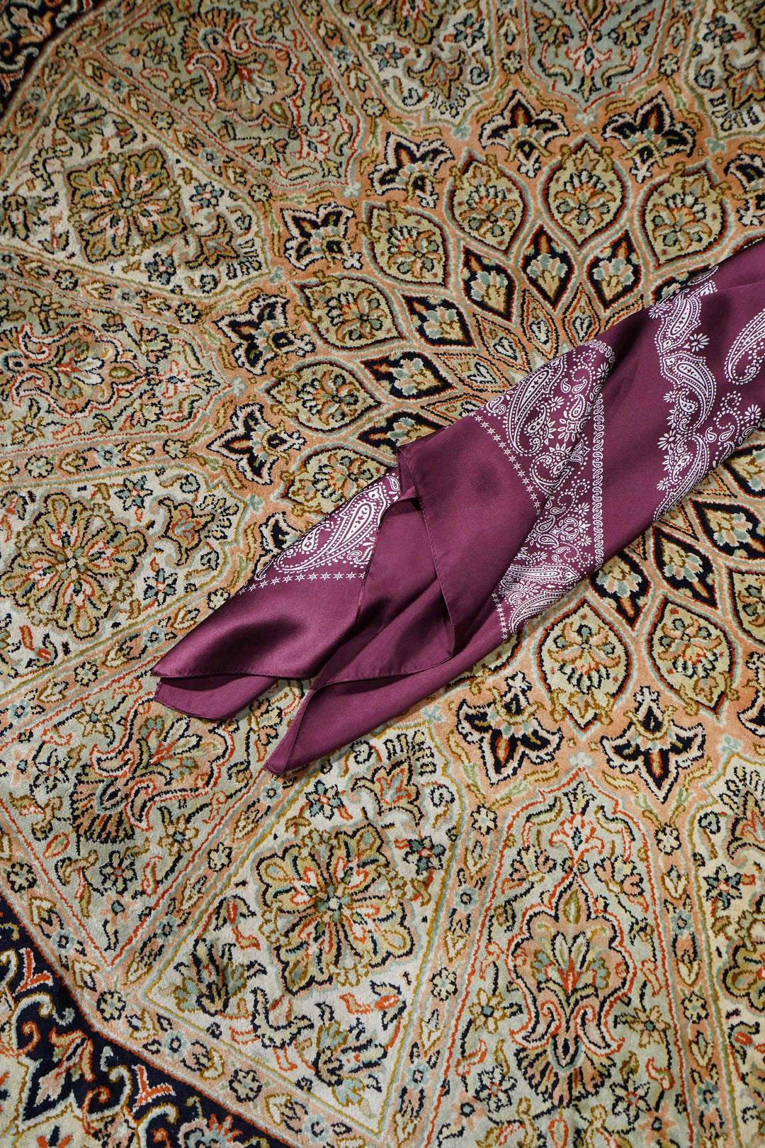 小物 sugarhill 21aw silk bended scarf SUGARHILL - BENDED SCARF / BLACK | Retikle Online Store