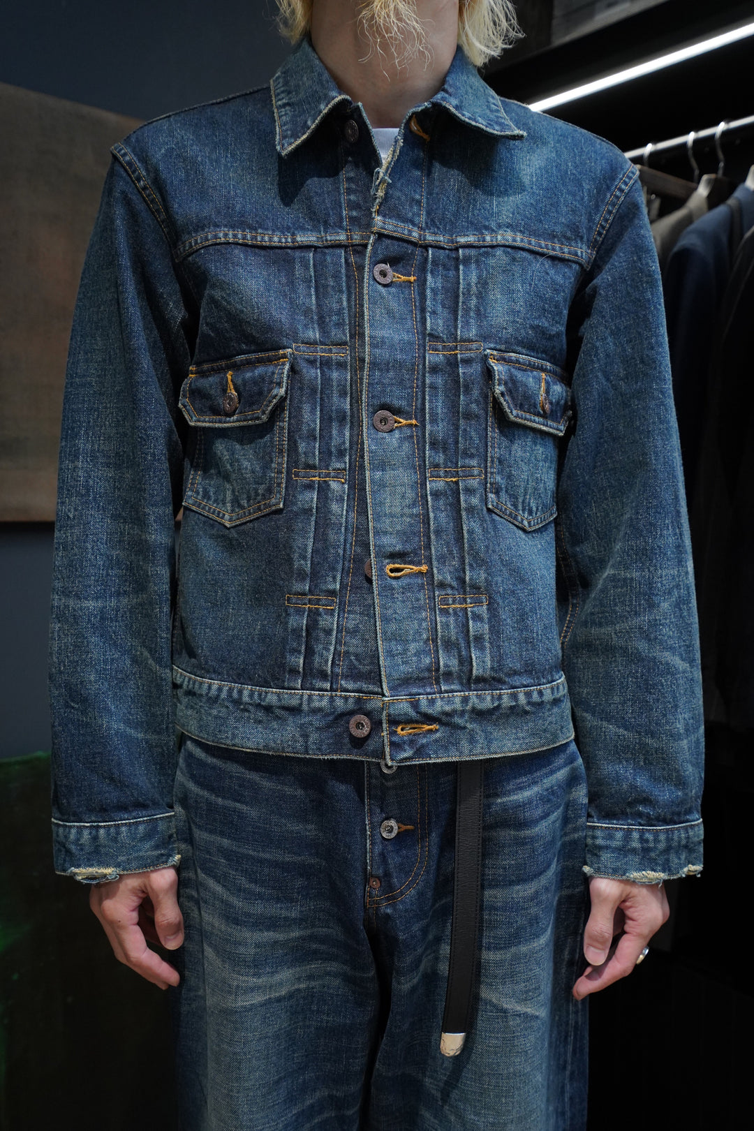 SUGARHILL（シュガーヒル）のMUSTY FADED DENIM JACKET TYPE2(FADED INDIGO)(デニムジャケット)の通販  | CEDARWOOD オンラインショップ