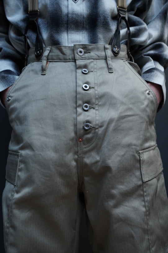 SUGARHILL（シュガーヒル）のHERRINGBONE ARMY CARGO PANTS