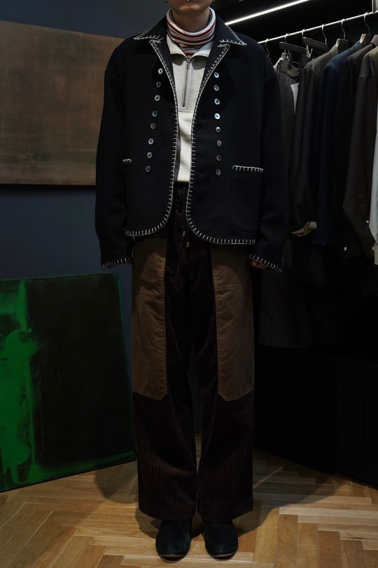 Urig(ウーリッヒ)のZWEIREIHER ALT JACKET(BLACK)(ジャケット)の通販