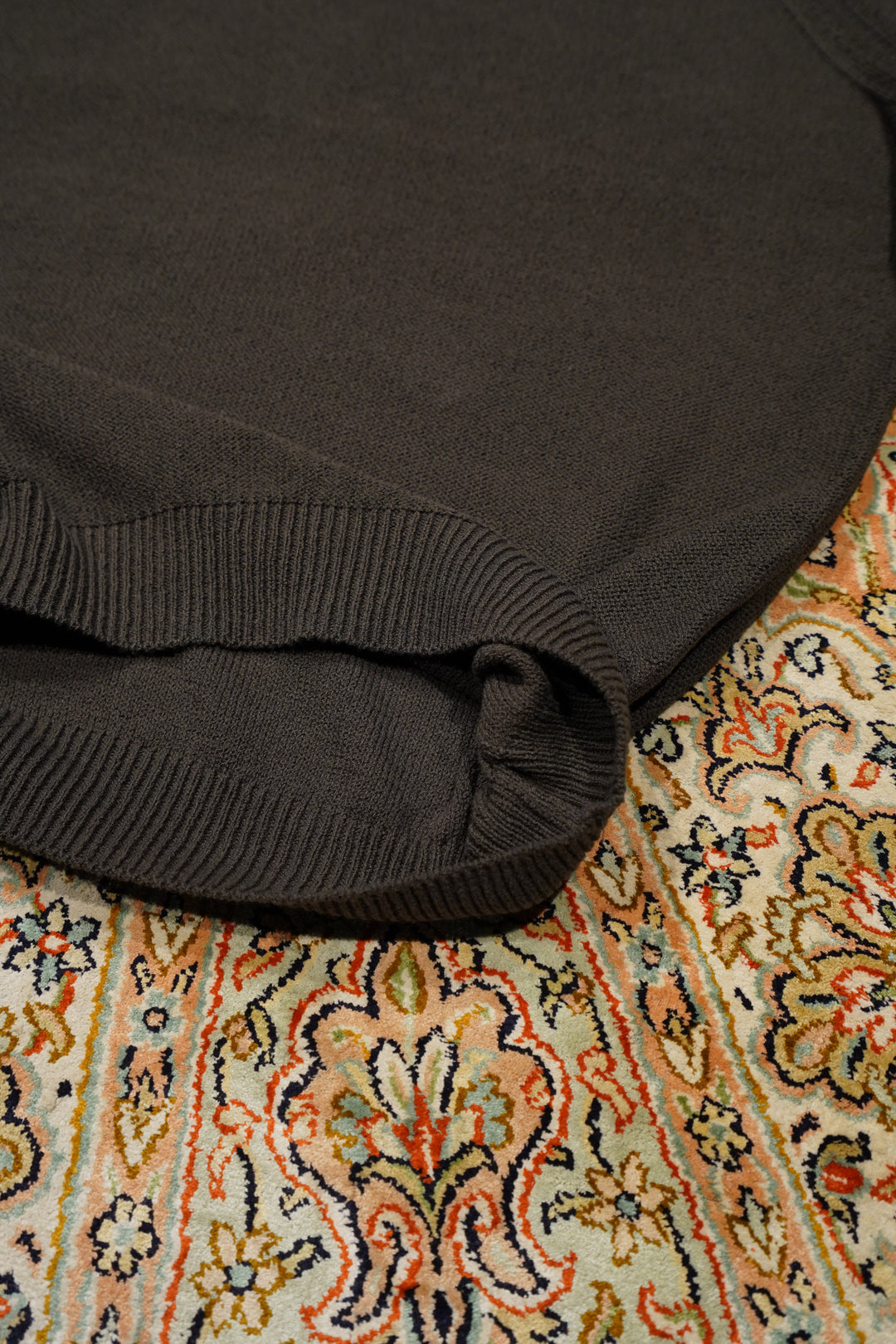 SUGARHILL（シュガーヒル）のCOTTON LONG SLEEVE KNIT(BLACK