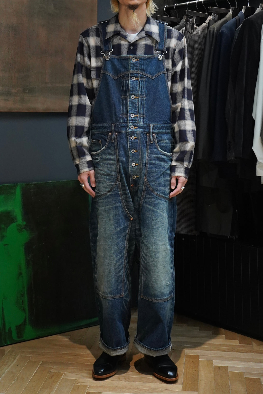 sugarhill オーバーオール SUGARHILL(シュガーヒル)のMULTI FADE DENIM OVERALL(FADED
