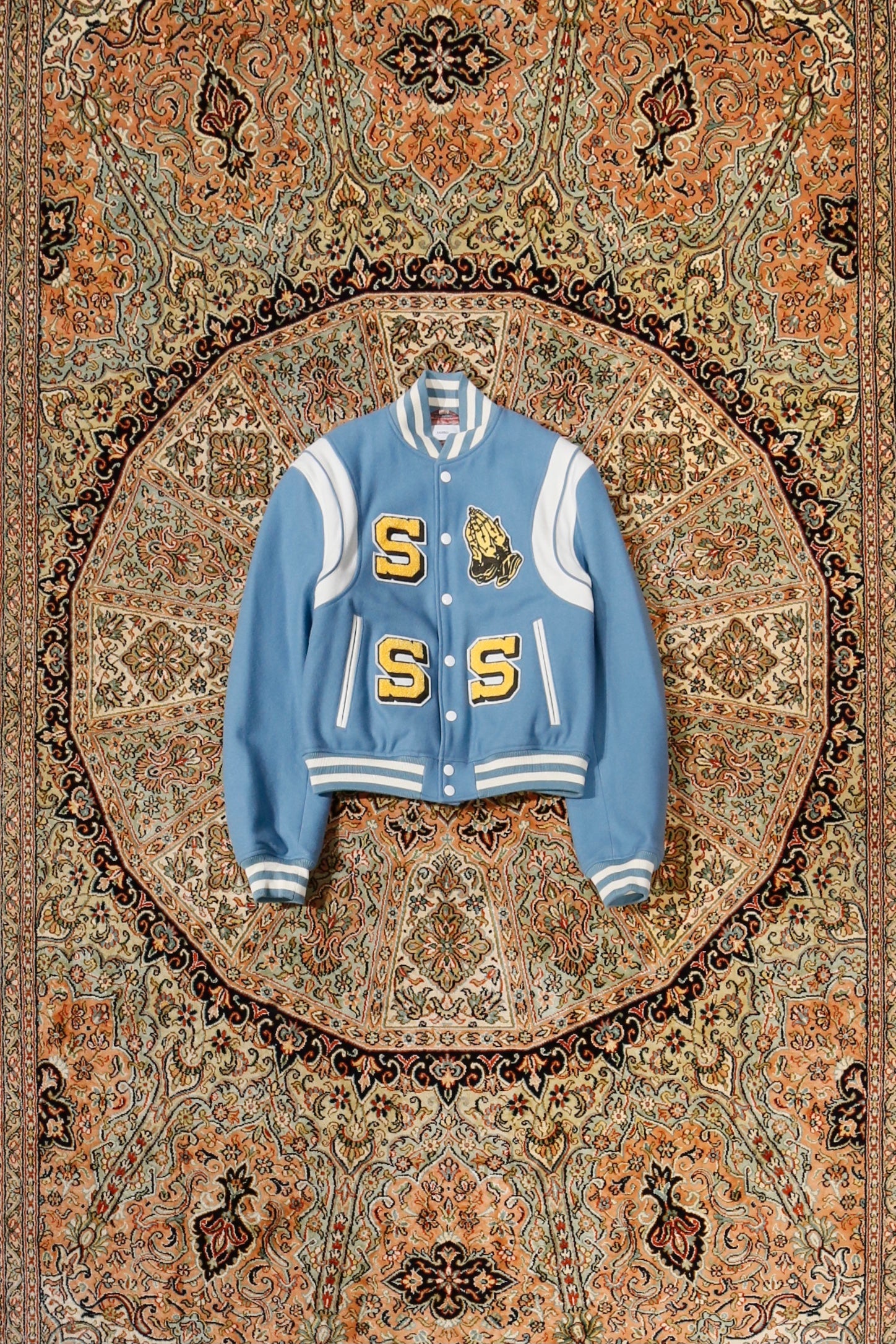 ジャケット・アウター SUGARHILL EMBROIDARY TEDDY JACKET SUGARHILL（シュガーヒル）の EMBROIDARY TEDDY JACKET (BLACK