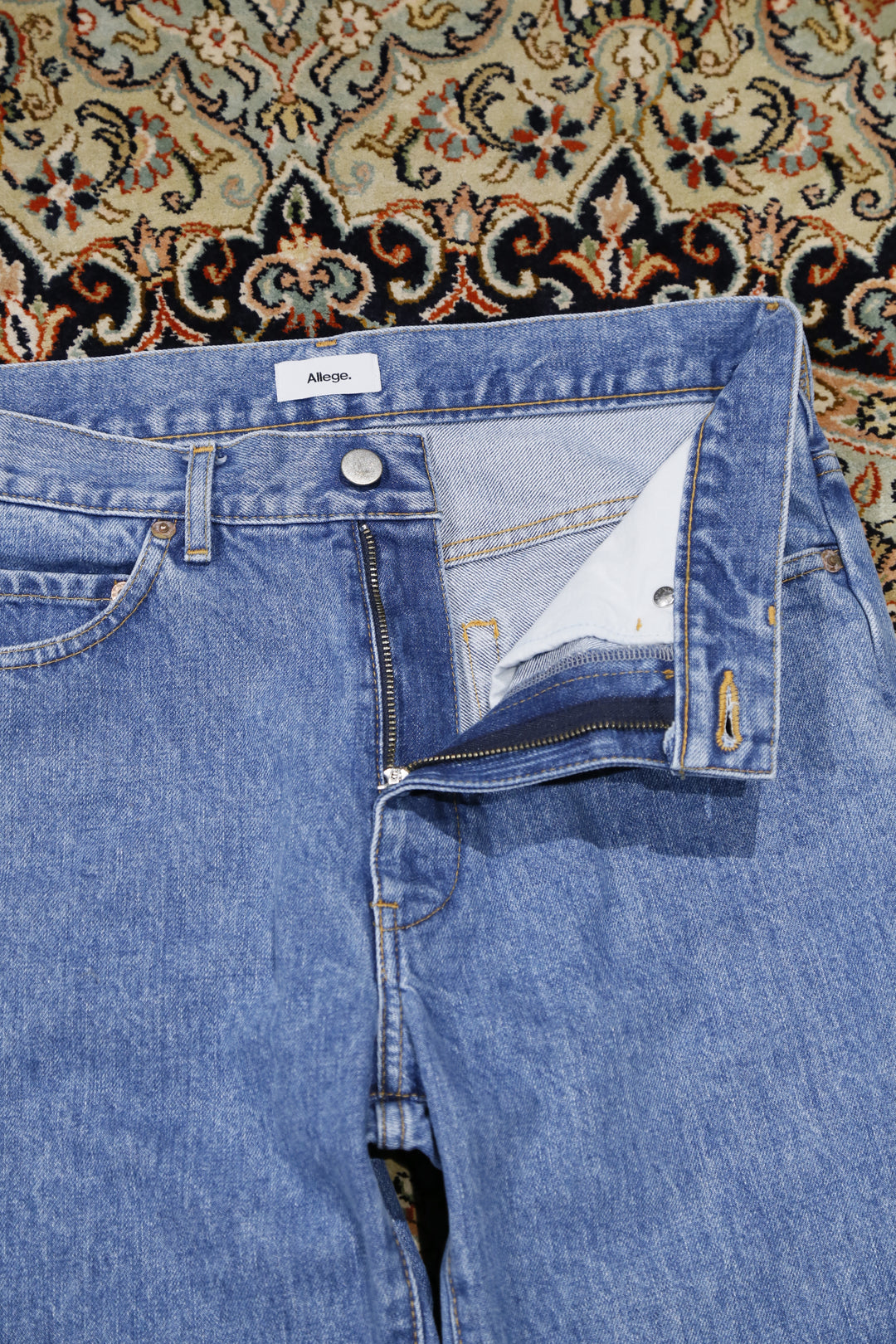 Allege.(アレッジ)のSemi Flare Bleaching Denim PT(デニム