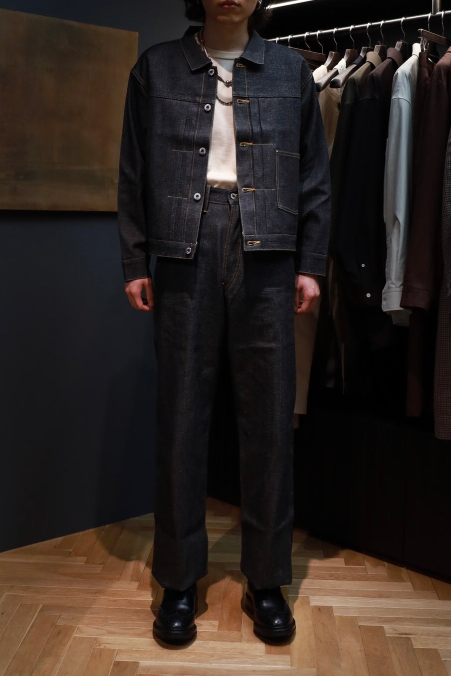 英語版　Taiga TAIGA TAKAHASHI (Taigatakahashi) Denim Trousers C.1920's