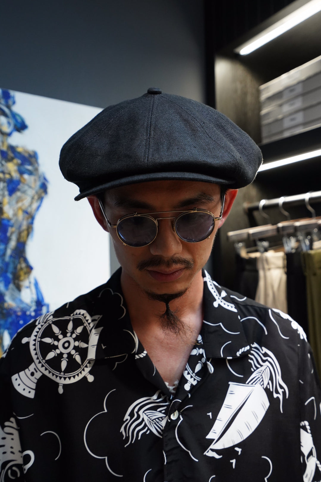 帽子 SOLARIS&Co. SAFILIN LINEN CASQUETTE 3AB6FCA5-5EE3-4CBB-953E-