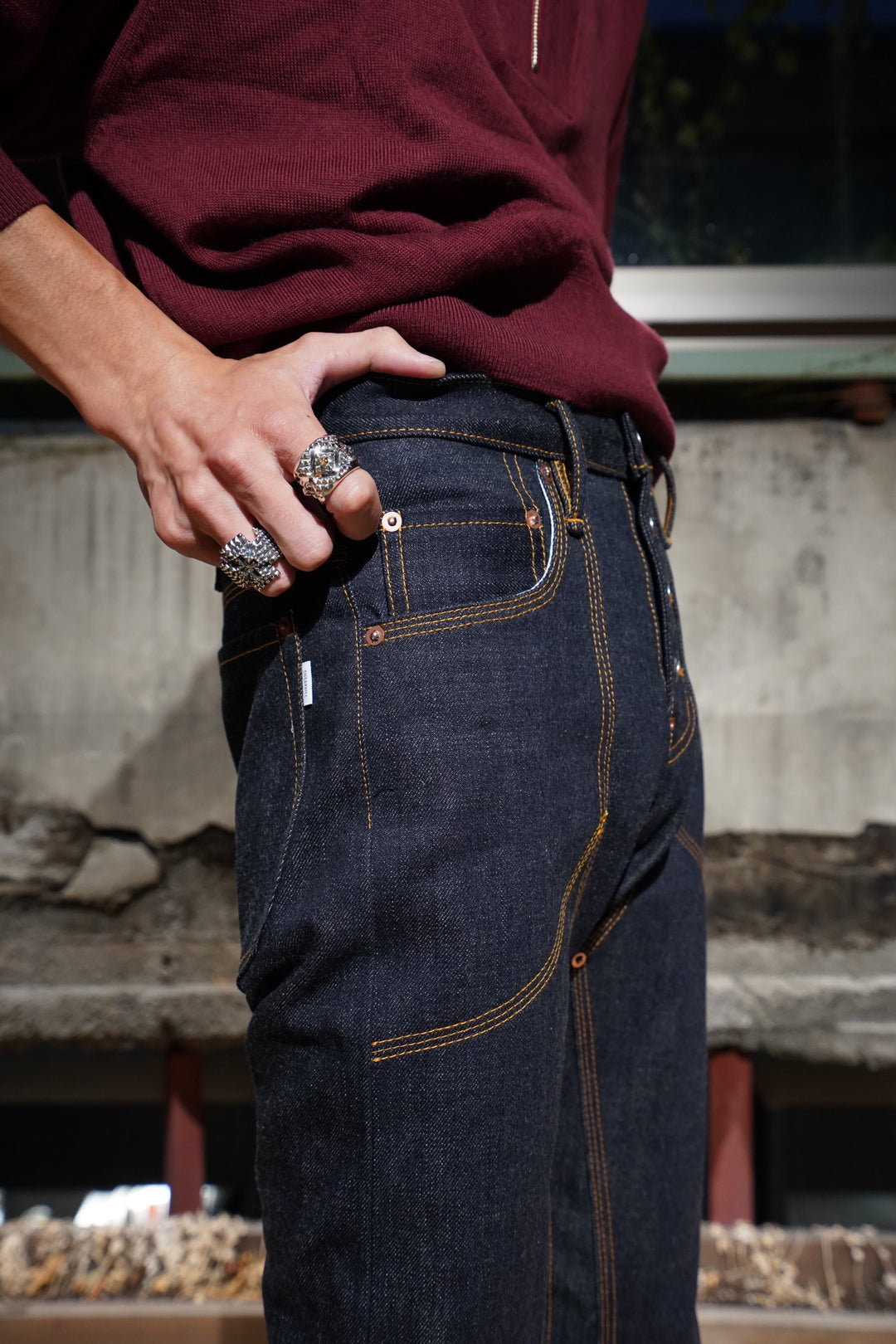 SUGARHILL(シュガーヒル)のCLASSIC STRAIGHT DENIM PANTS(RIGID INDIGO