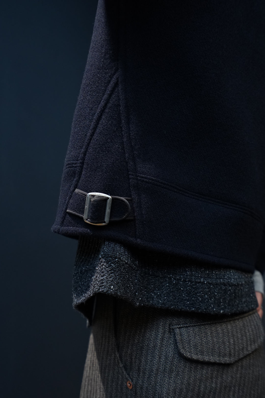 Taiga Takahashi(タイガタカハシ)のCOSSACK JACKET(NAVY)(コサック