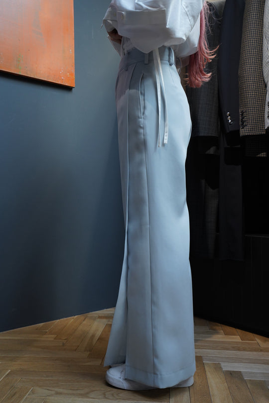 UJOH's SLIT FLARE PNT (Sky Gray) (Flare Pants) Mail Order UJOH's SLIT FLARE PNT (Sky Gray) (Flare Pants) Mail Order