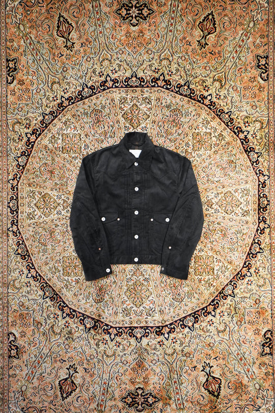 SUGARHILL(シュガーヒル)のCORDUROY DENIM JACKET(BLACK)(ジャケット