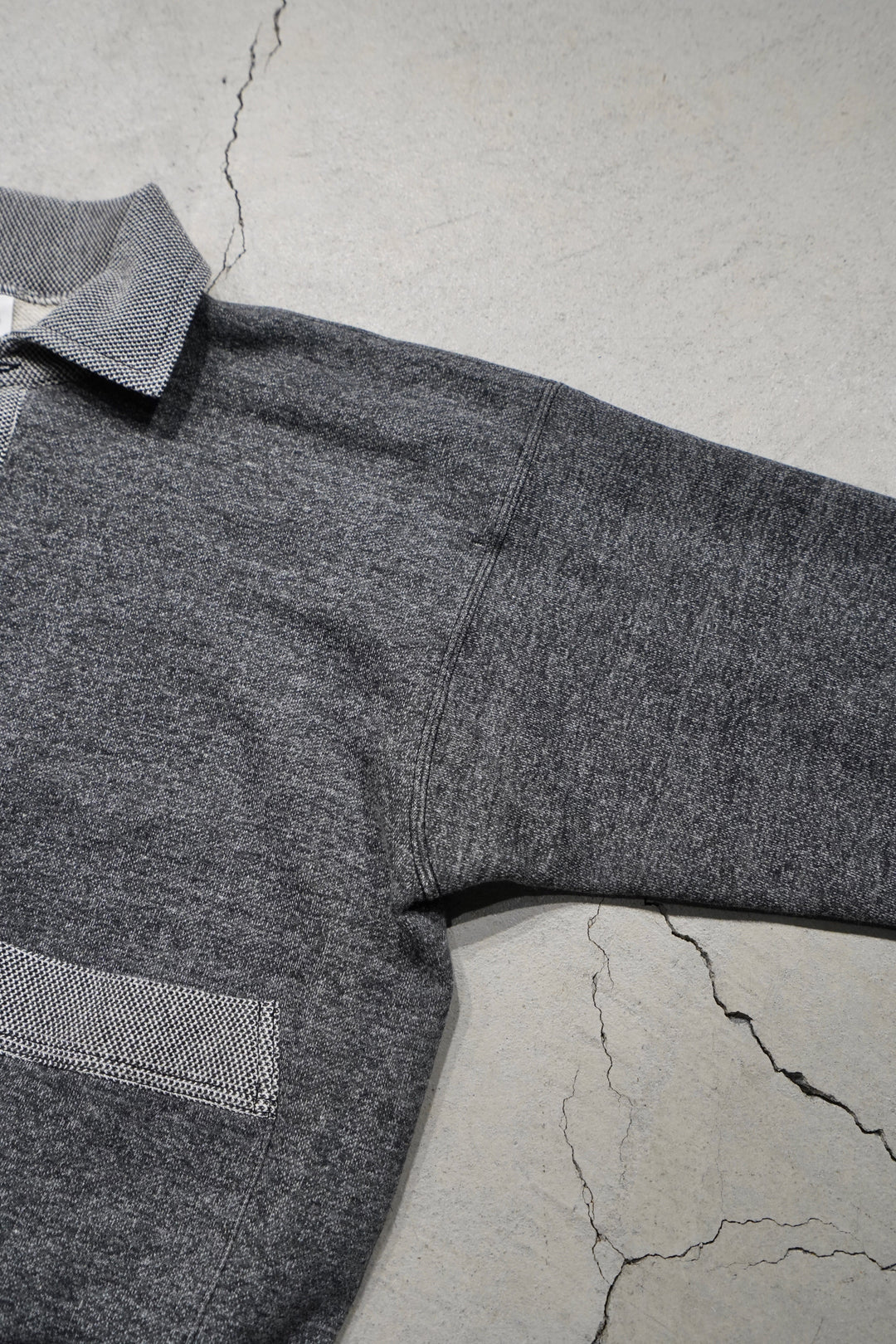 Taiga Takahashi(タイガタカハシ)のSWEAT COAT (HEATHER GRAY