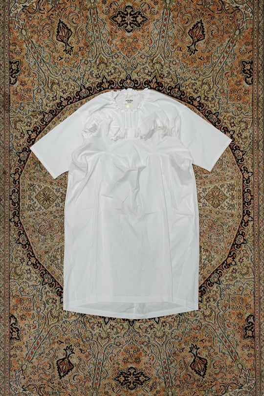 HOUGA ホウガ will dress ワンピース ホワイトデニム HOUGA