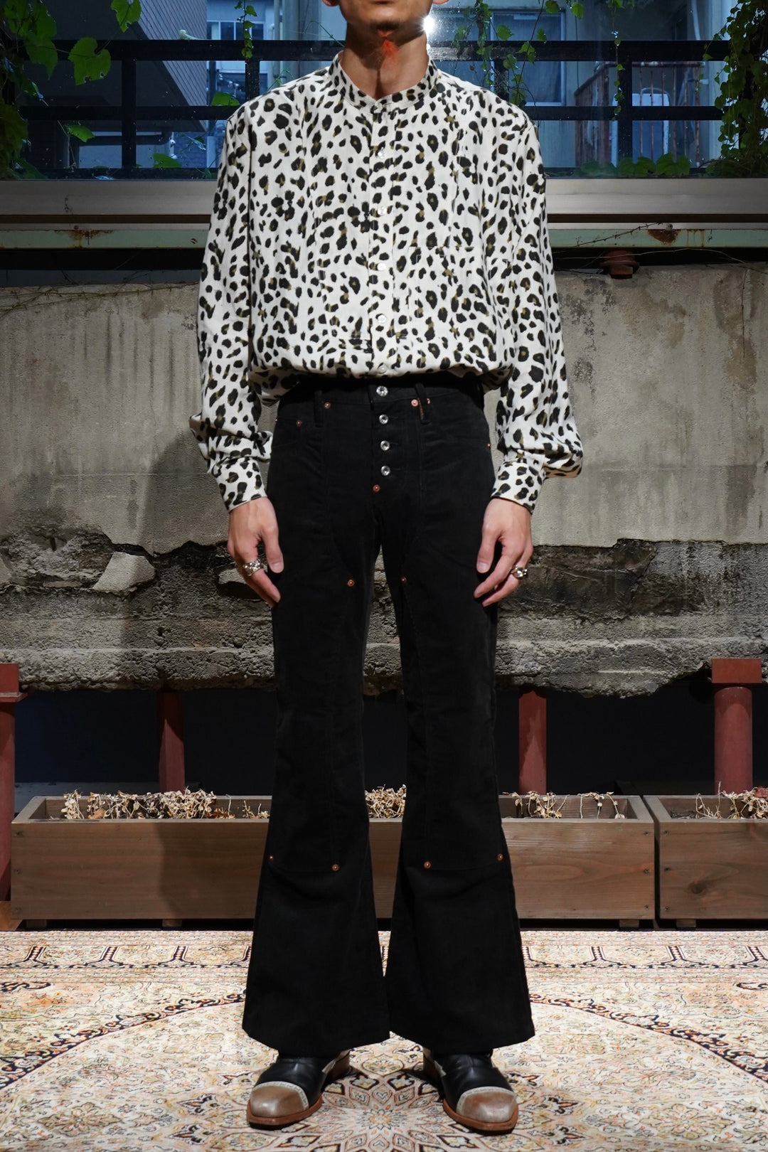 SUGARHILL（シュガーヒル）のCORDUROY BELL BOTTOM DEMIN PANTS